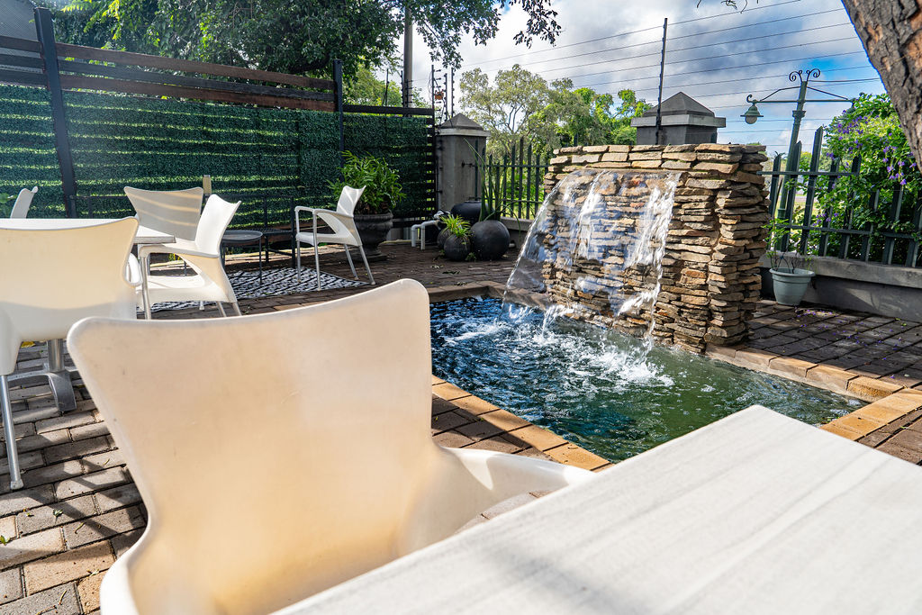 Pool and gardens
